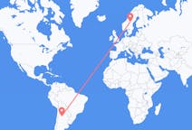 Flights from San Miguel de Tucumán, Argentina to Östersund, Sweden