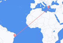 Рейсы из Аракажу, Бразилия на Киферу, Греция