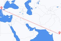 出发地 印度出发地 那格浦尔目的地 希腊亞歷山德魯波利斯的航班