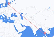 Flyreiser fra Surat Thani Province, til Riga