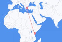 Flyg från Dar es-Salaam, Tanzania till Santorini, Grekland