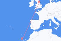 Fly fra Doncaster til Tenerife