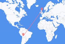 Flyreiser fra Cochabamba, Bolivia til Aberdeen, Skottland