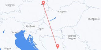 Flyg från Bosnien och Hercegovina till Österrike