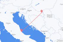 Flyrejser fra Pescara, Italien til Osijek, Kroatien