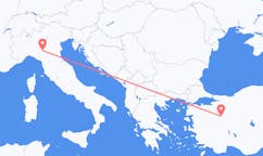 Fly fra Kütahya til Parma