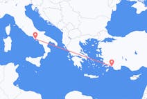 Flyg från Dalaman, Turkiet till Neapel, Italien
