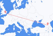 Fly fra Vladikavkaz til London