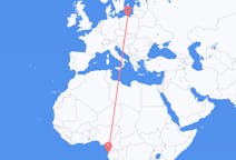 Flyrejser fra Libreville, Gabon til Gdańsk, Polen