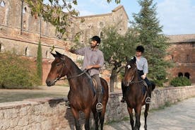 Passeio a cavalo na Toscana para cavaleiros experientes ou iniciantes