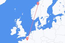 Flights from Trondheim to Paris