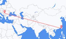 Flyg från Tainan, Taiwan till Belgrad, Serbien