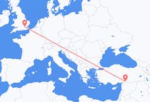 Flights from Gaziantep, Turkey to London, England