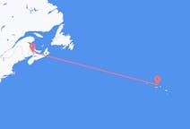 Voli da Moncton, Canada a Santa Cruz da Graciosa, Portogallo