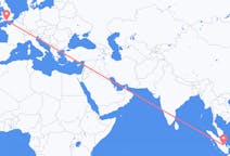 Flyrejser fra Jambi, Indonesien til Bournemouth, England