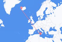 Flyg från Lampedusa till Reykjavík