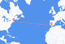 Flyreiser fra Boston, USA til Jerez, Spania