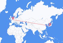 Flyreiser fra Osaka, Japan til Brussel, Belgia