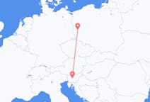 Flights from Ljubljana to Zielona Góra