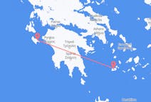 Vluchten van Zakynthos-eiland naar Plaka, Milos