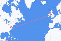 Flyreiser fra Raleigh, USA til Dublin, Irland