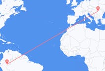 Flyreiser fra Iquitos, Peru til Cluj-Napoca, Romania