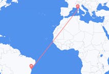 Flights from Ilhéus, Brazil to Ajaccio, France