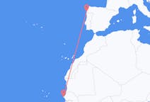 Flyreiser fra Dakar, til Vigo