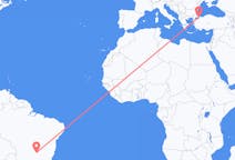 Flights from Uberlândia, Brazil to Istanbul, Turkey