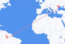 Flights from Manaus, Brazil to Constanța, Romania