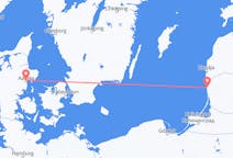 Flights from Palanga, Lithuania to Aarhus, Denmark