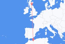 Flights from Oujda in Morocco to Edinburgh in Scotland