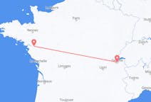 Flyrejser fra Genève, Schweiz til Nantes, Frankrig