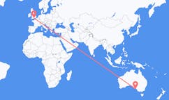 Flights from Kingscote, Australia to Southampton, the United Kingdom