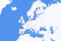 Flights from Málaga in Spain to Kajaani in Finland