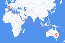 Flyg från Griffith, Australien till Barcelona, Spanien