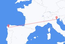 Flights from Santiago de Compostela, Spain to Venice, Italy