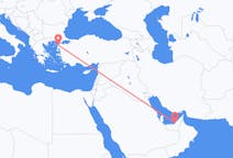 Flyg från Abu Dhabi till Çanakkale