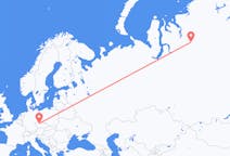 Fly fra Norilsk til Prag