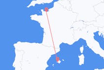 Flyreiser fra Caen, til Palma