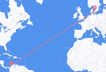 Flüge von Cartagena, Kolumbien nach Ängelholm, Schweden