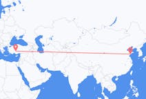 เที่ยวบิน จาก ชิงเต่า, จีน ไปยัง คอนยา, ตุรกี
