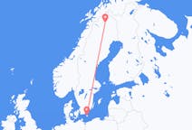 Flights from Bornholm, Denmark to Kiruna, Sweden