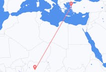 Flyreiser fra Abuja, Nigeria til Mytilene, Hellas