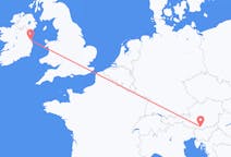 Flyreiser fra Klagenfurt, Østerrike til Dublin, Irland