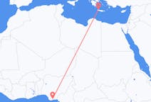 出发地 尼日利亚出发地 哈科特港目的地 希腊哈尼亚的航班