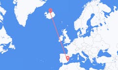 出发地 西班牙穆尔西亚目的地 冰岛阿克雷里的航班