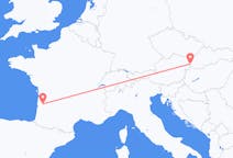 Flyg från Bratislava, Slovakien till Bordeaux, Frankrike