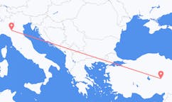 Fly fra Parma til Kayseri