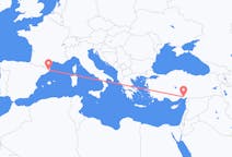 Flyg från Girona, Spanien till Adana, Turkiet
